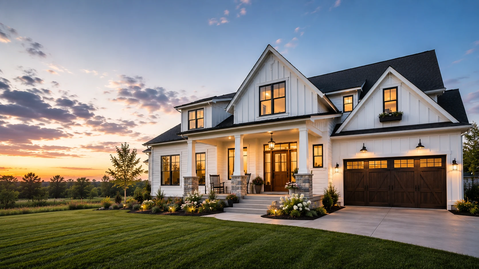 Prairie home in Marshall, Minnesota at golden hour — independent home inspection