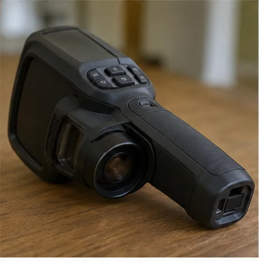 Thermal imaging scan during a Marshall home inspection